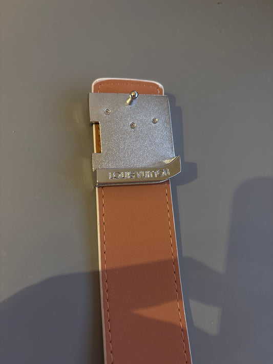 LV Belt White