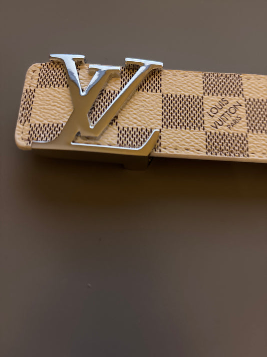 LV Belt White